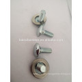 big mushroom head carriage bolt, short square neck carriage bolt, carriage bolt washer